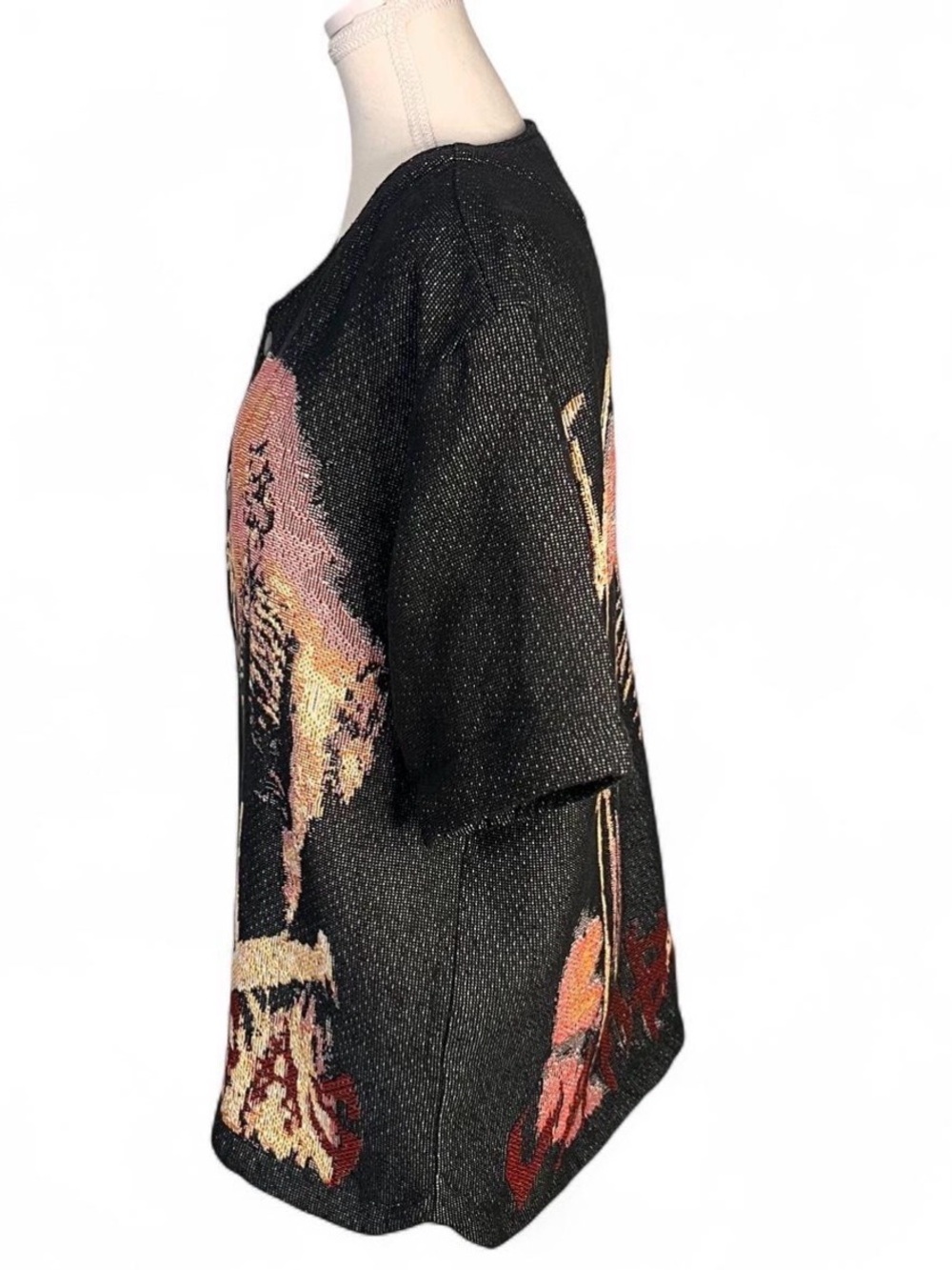 Valabasas Ghost Hand Tapestry Snap Button up reaper shirt Mens Medium - Picture 3 of 7